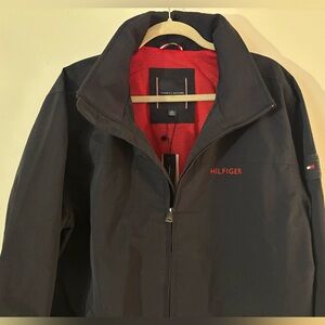 Tommy Hilfiger Men's Black Windbreaker